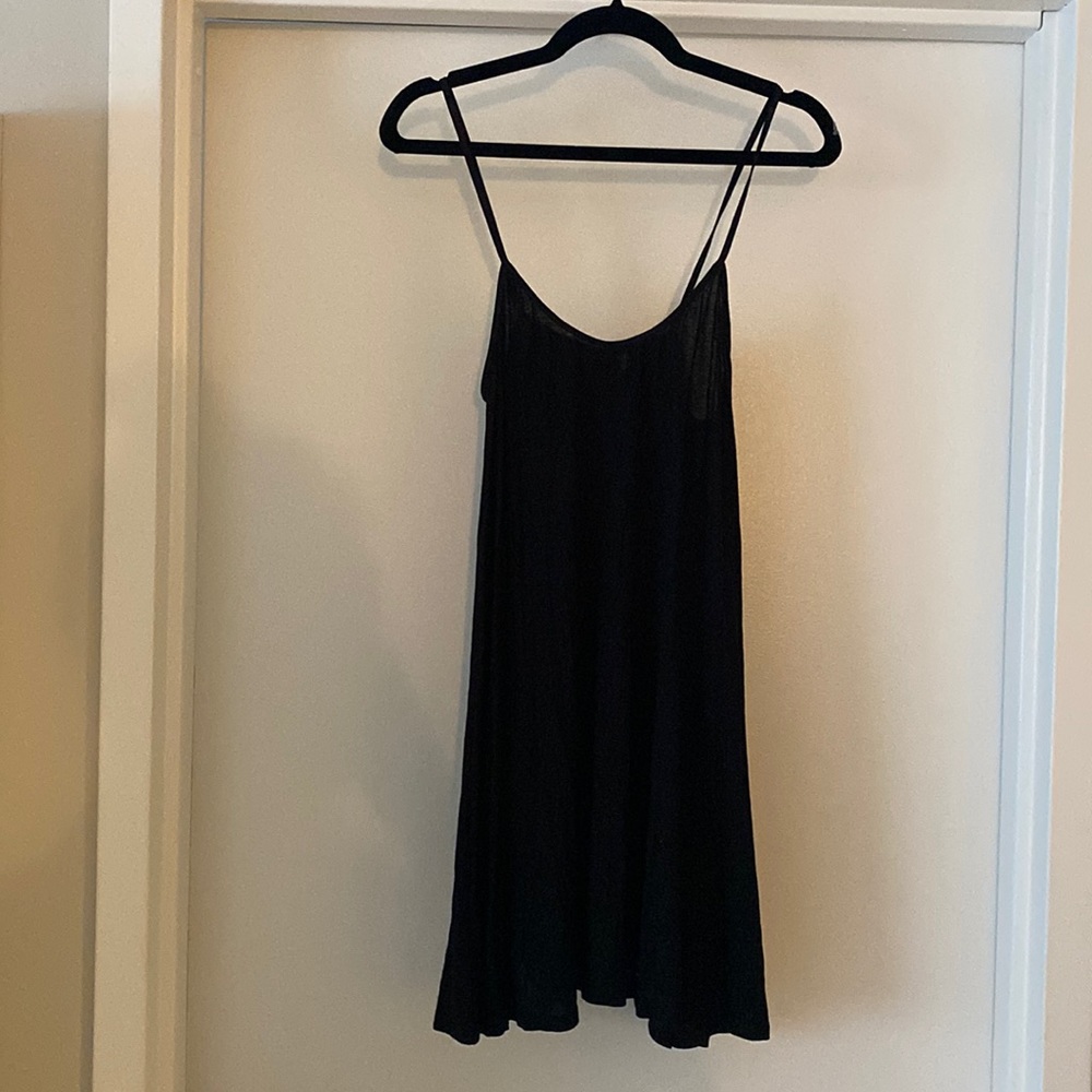 Black H&M spaghetti strap basic dress